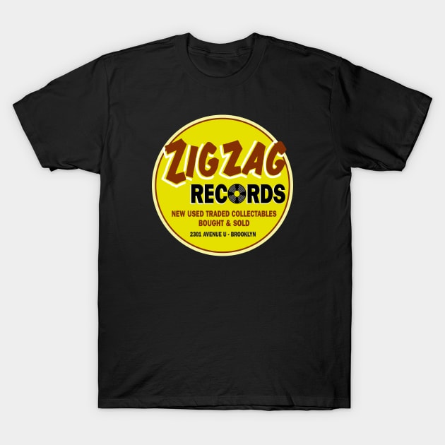 Zig Zag Records, Brooklyn T-Shirt by David Herman Studio
